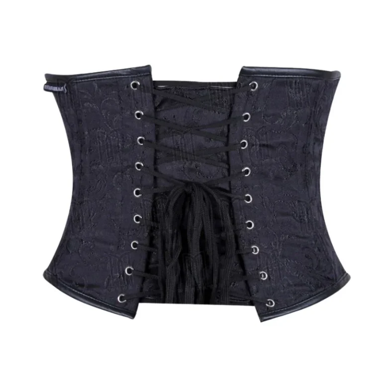 Brocade Underbust Corset modesty panel