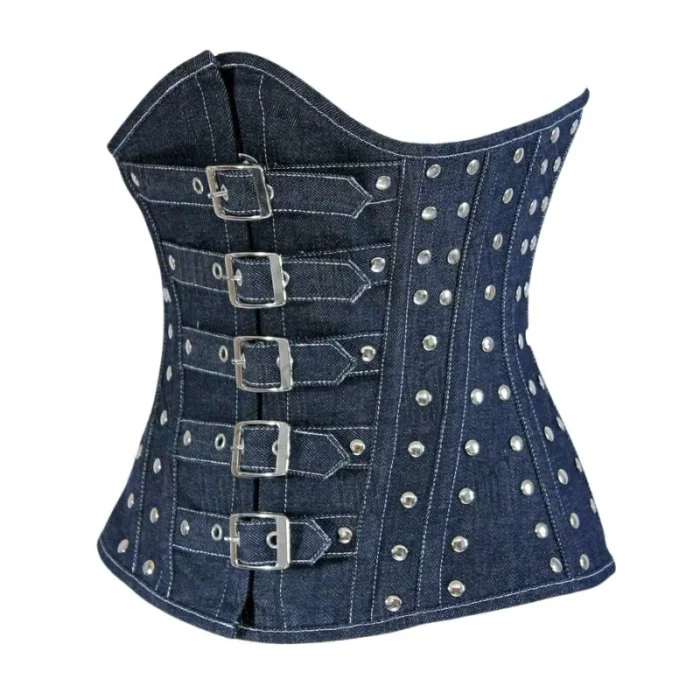 Denim Under bust Corset