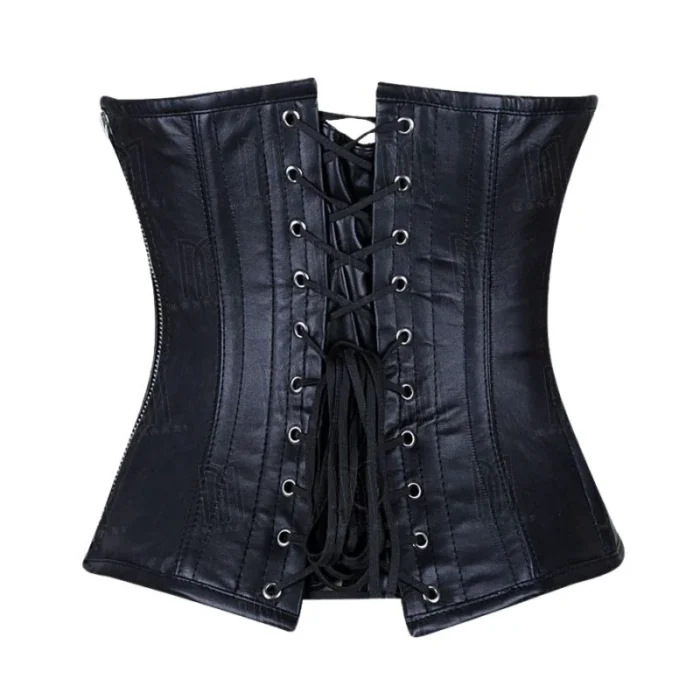 Genuine Leather Under bust Corset modesty panel