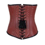 Genuine Leather Underbust Corset modesty panel