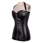 Leather Overbust Short Corset Dress