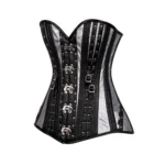 leather overbust corset