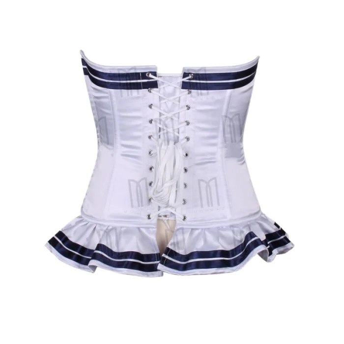 Sailor Mini Overbust Corset Dress back