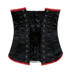 Satin Under bust Corset back modesty panel