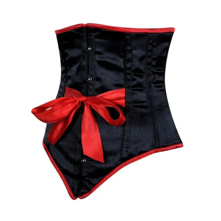Satin Under bust Corset with Front Bow