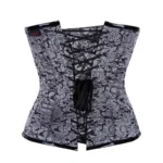 Under bust Corset in Brocade modesty panel