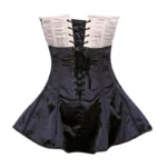 balck Corset Dress back modesty panel