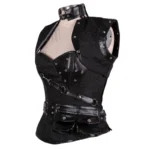 black steampunk overbust corset