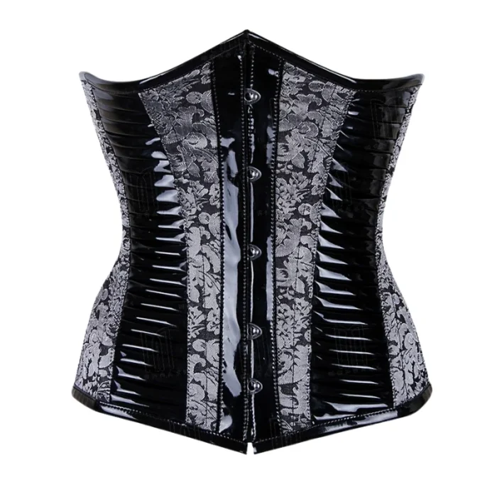 brocade underbust corset