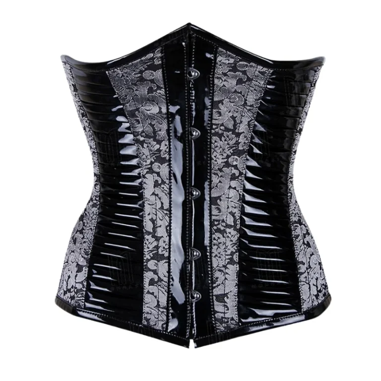 brocade underbust corset