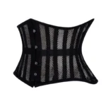 curvy fishnet underbust corset