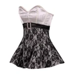 ivory Overbust Corset Dress