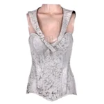 ivory overbust corset