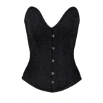 jacquard deep plunge overbust corset