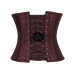 mahroon underbust corset modesty panel