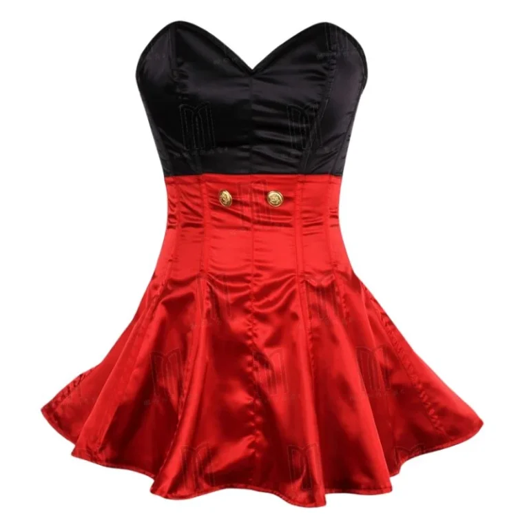 red & black Minnie Mouse Corset Dress