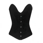 velvet deep plunge overbust corset