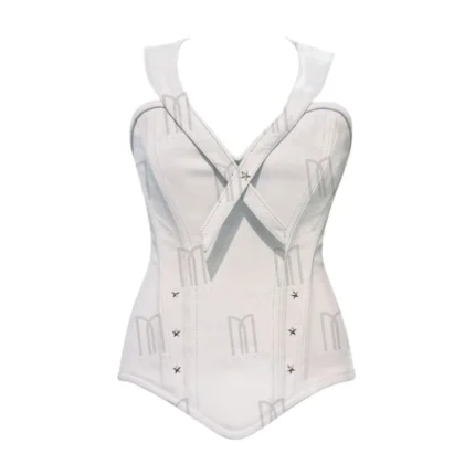 white overbust corset