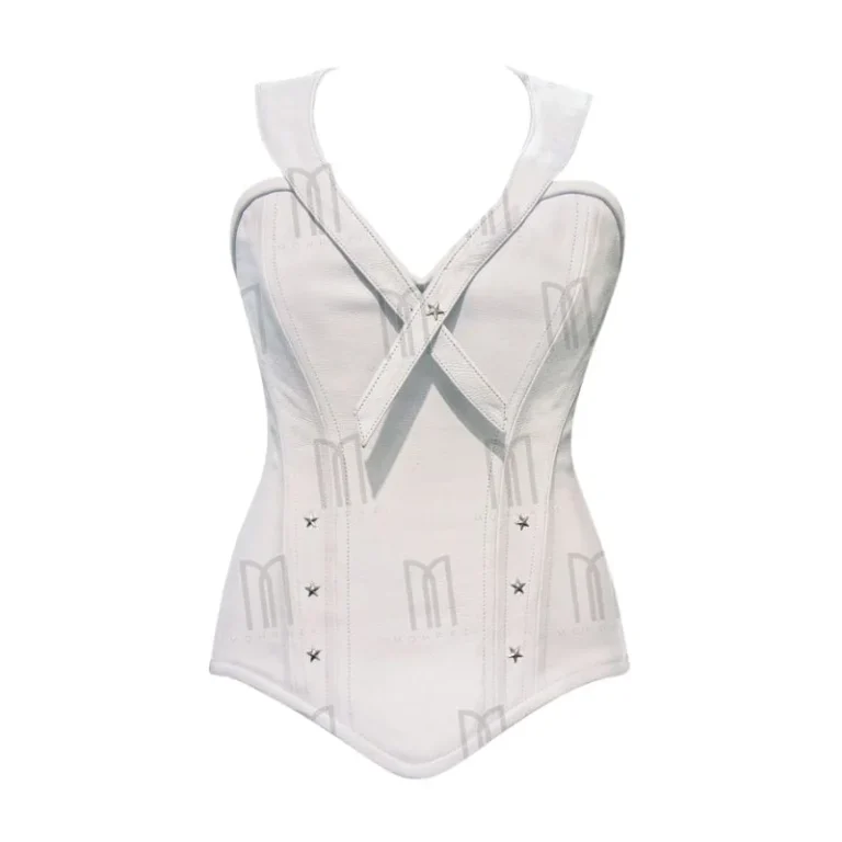 white overbust corset